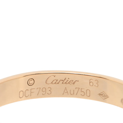 Cartier 18K Yellow Gold 3.5mm LOVE Wedding Band Ring 63 10.25 4 of 5