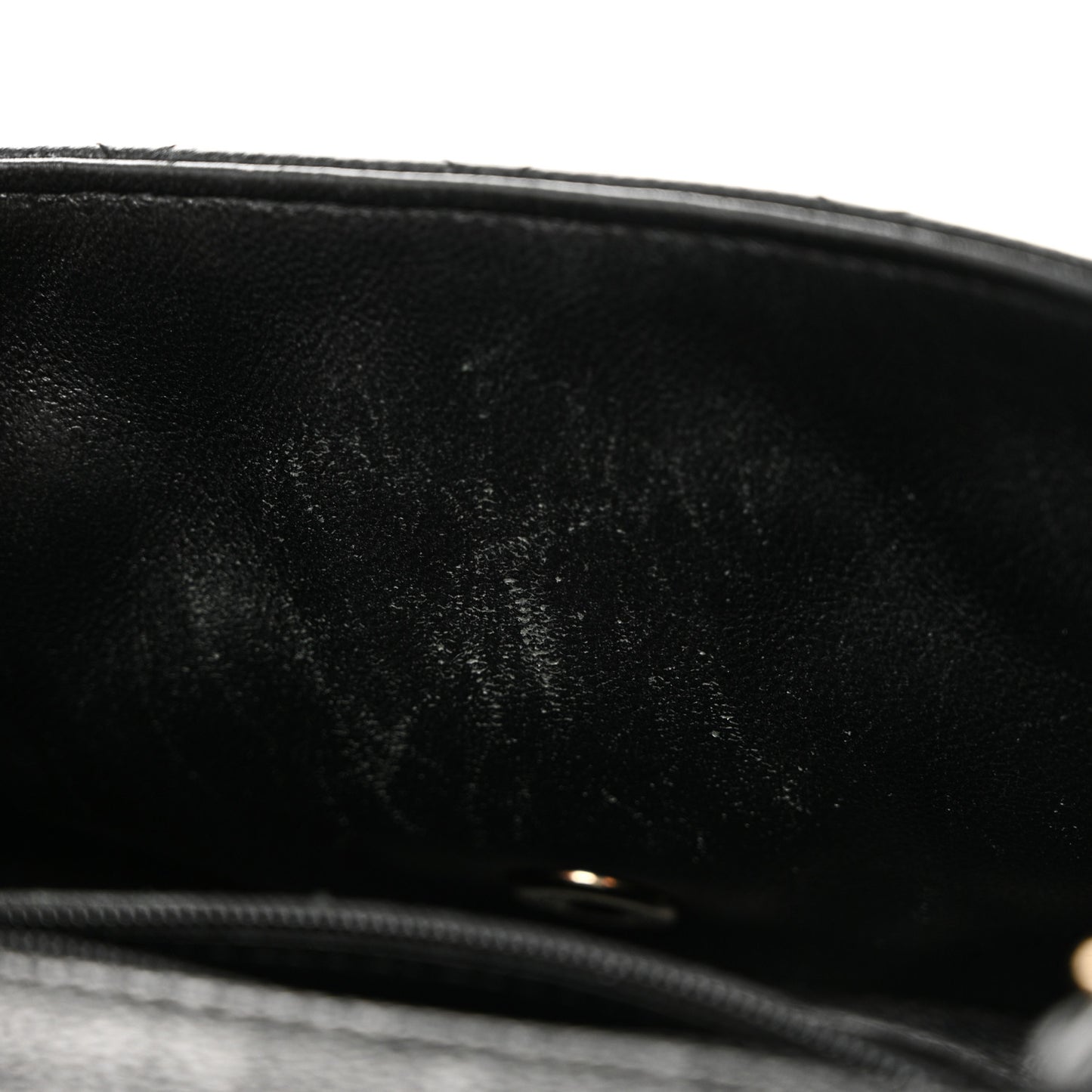 Caviar Quilted Mini Square Flap Black