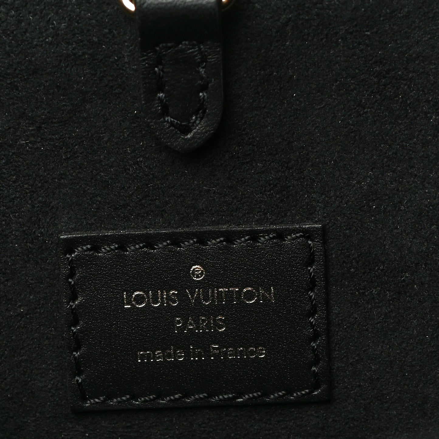 Calfskin Monogram Fold Tote PM Cream Khaki Black