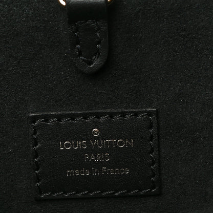 Louis Vuitton Calfskin Monogram Fold Tote PM Cream Khaki Black 5 of 9