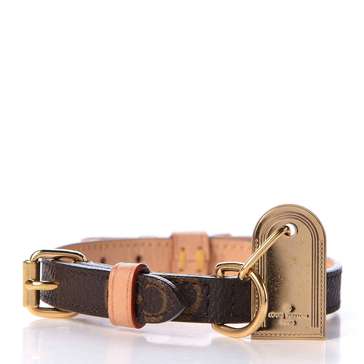 Monogram Baxter Dog Collar XS