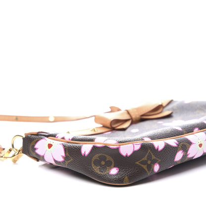 Louis Vuitton Monogram Cherry Blossom Pochette Accessories Brown 6 of 10