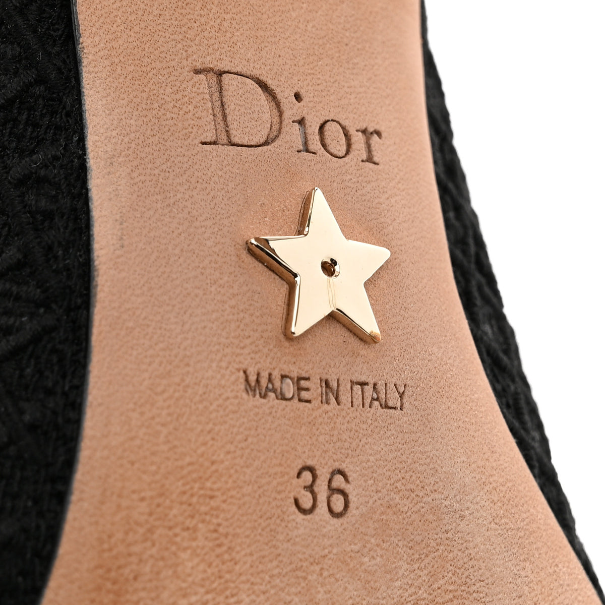 Mesh Cotton Cannage Dior Capture 100mm Pumps 36 Black