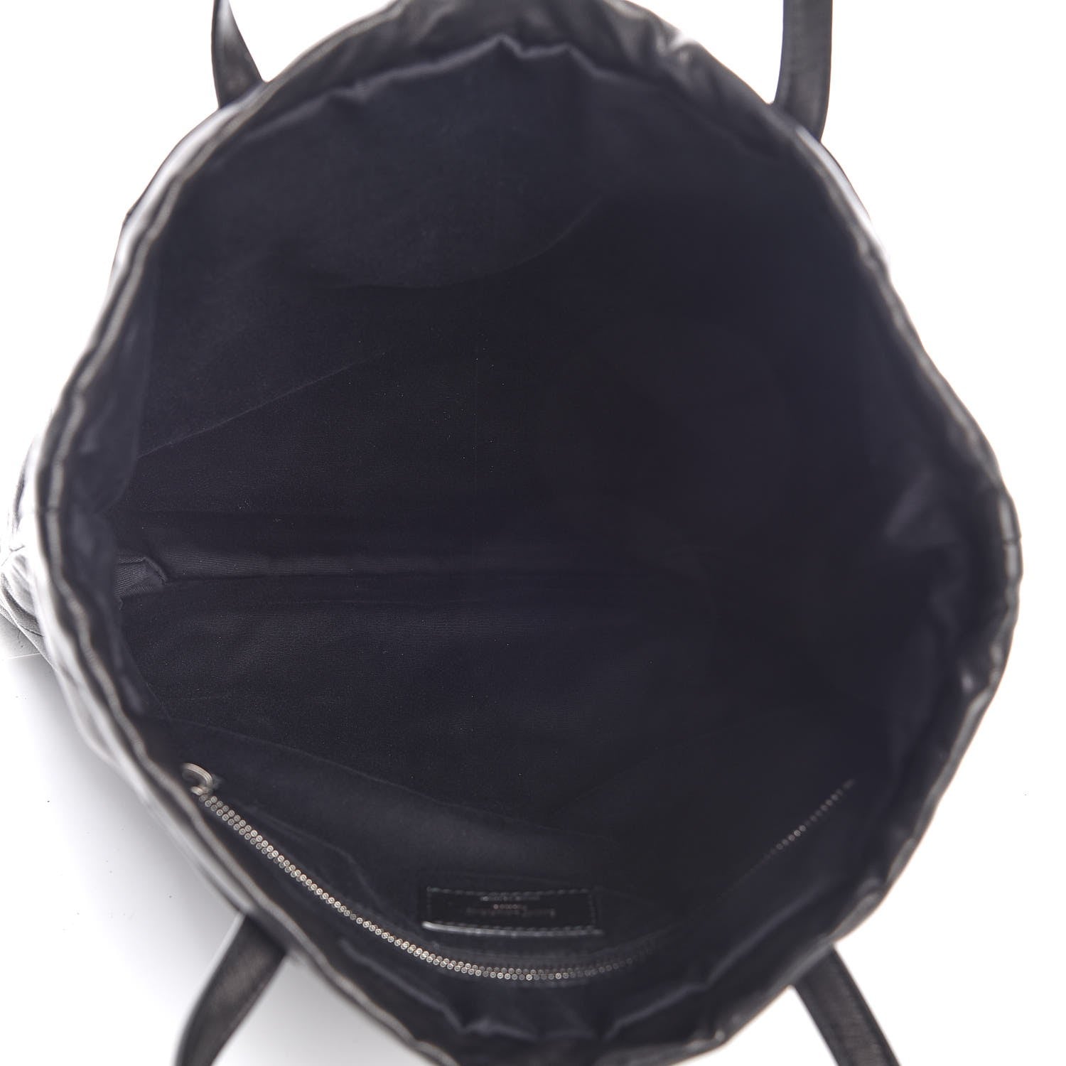 Saint Laurent Lambskin Patchwork Jamie Drawstring Bag Black 5 of 7