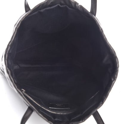 Saint Laurent Lambskin Patchwork Jamie Drawstring Bag Black 5 of 7