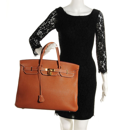 Hermes Togo Birkin 40 Gold 2 of 21