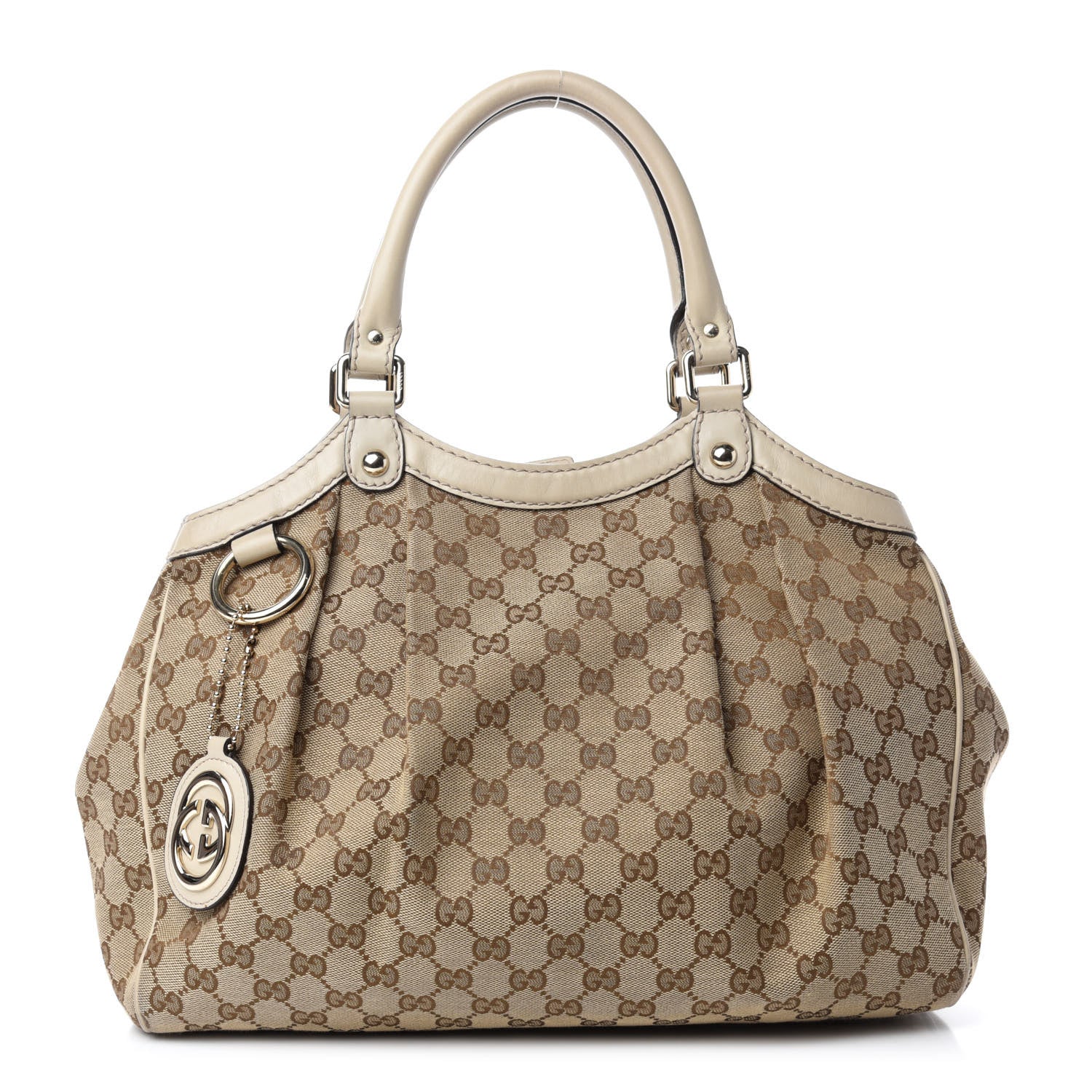 Gucci Monogram Medium Sukey Tote Off White 1 of 12