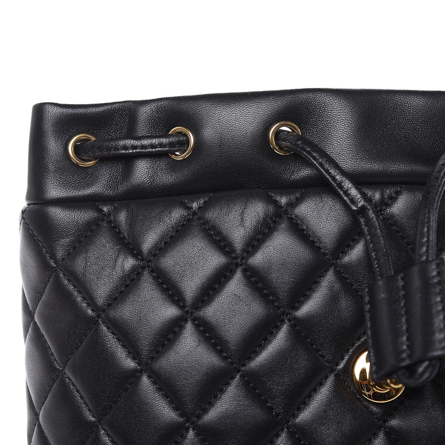 Lambskin Quilted Small Urban Spirit Backpack Black