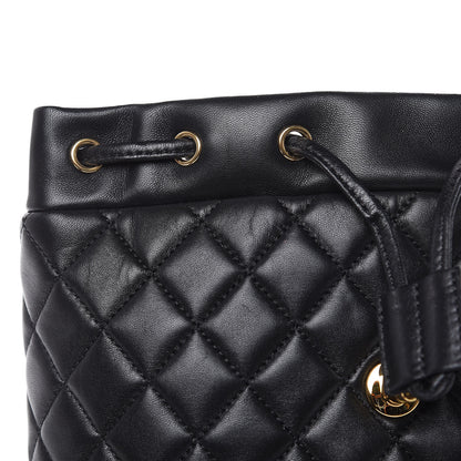 Chanel Lambskin Quilted Small Urban Spirit Backpack Black 10 of 13