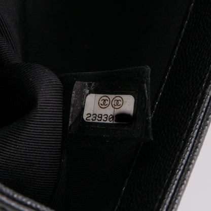 Chanel Caviar Quilted Medium Boy Flap Black 8 of 8