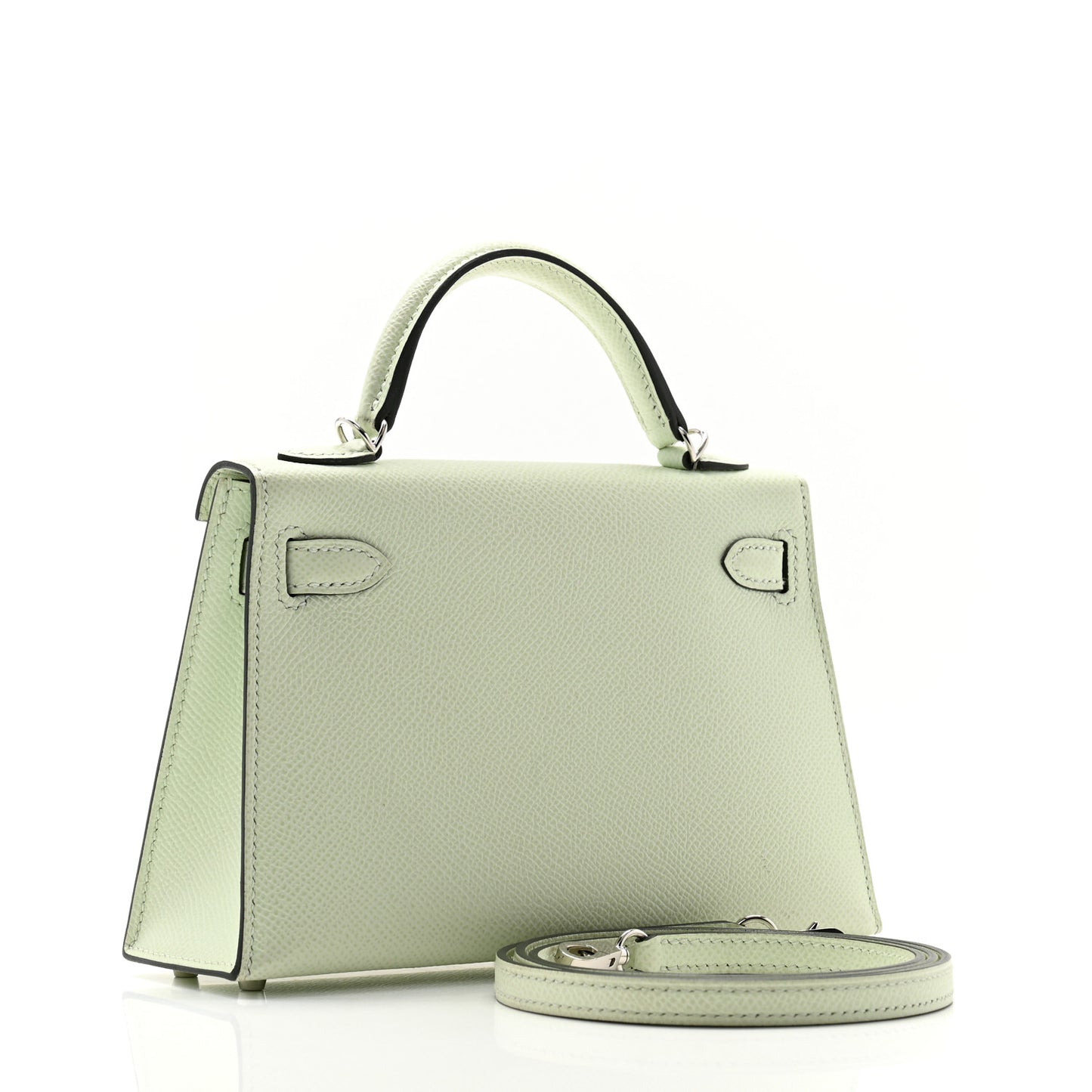 Epsom Mini Kelly Sellier 20 Vert Fizz