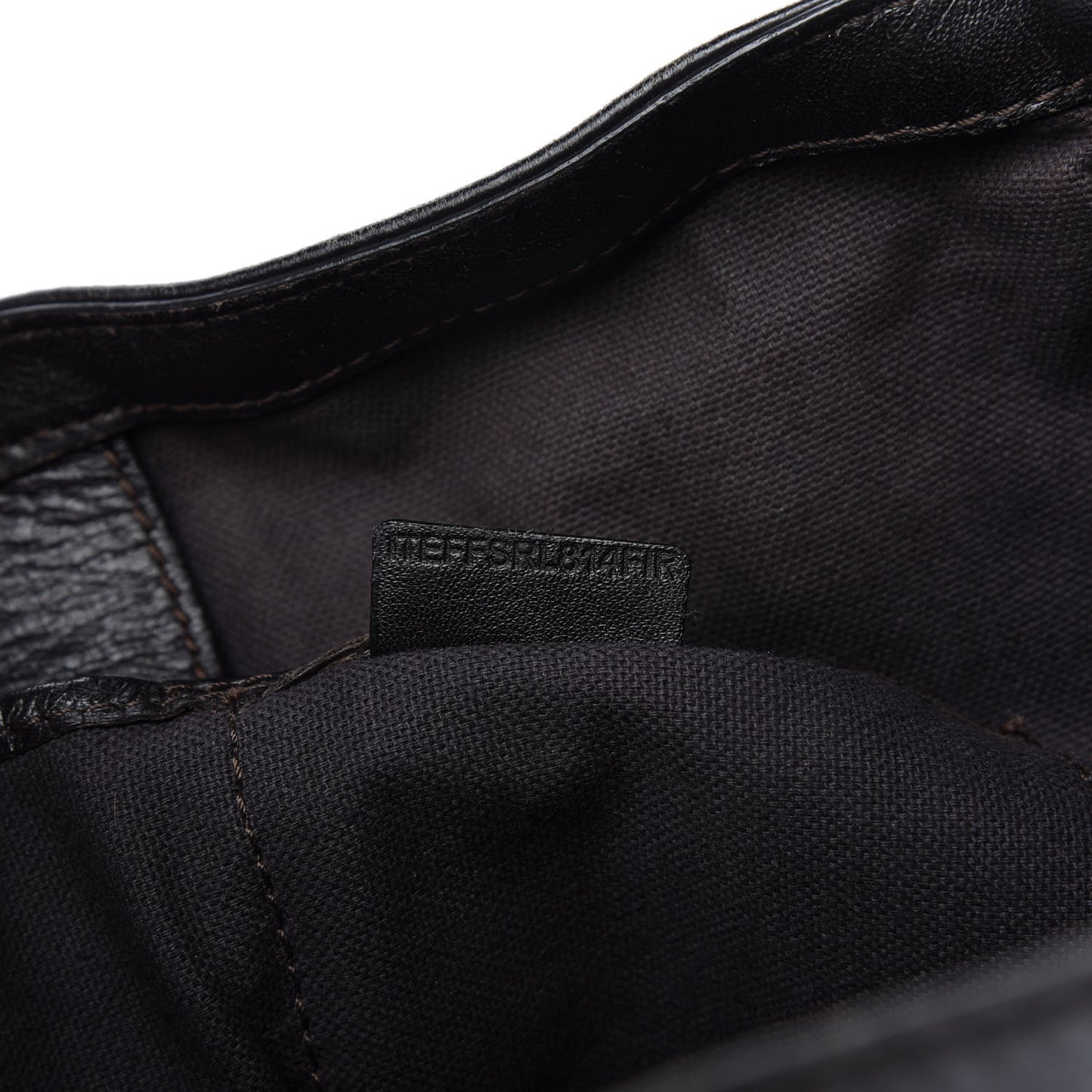 Calfskin Quilted Belt Tote Black