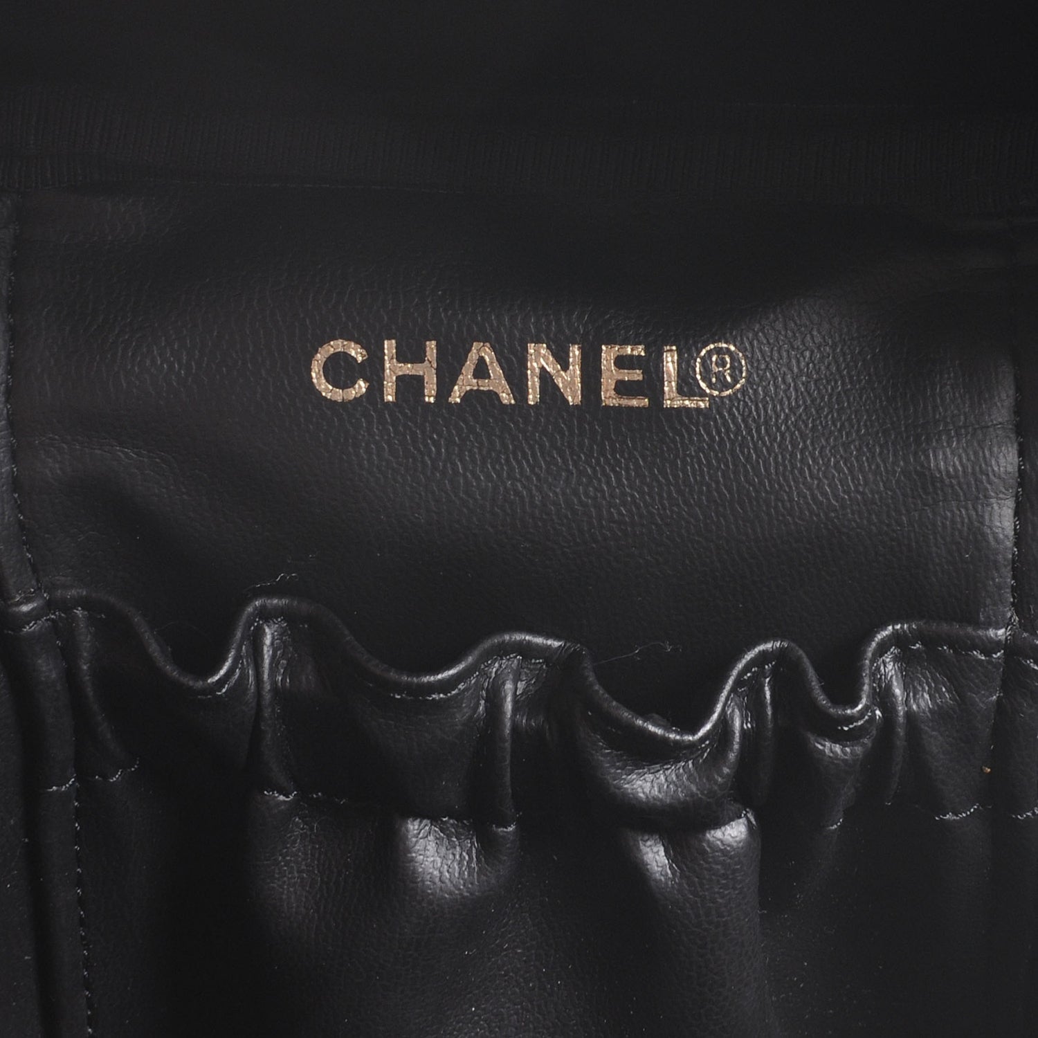 Chanel Caviar Cosmetic Vanity Bag Black 6 of 9