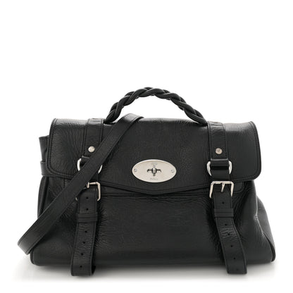 Mulberry Shiny Calfskin Medium Alexa Black 1 of 11