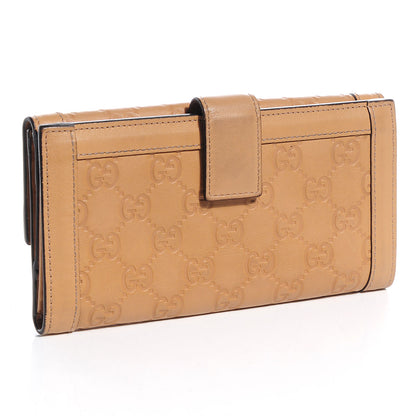 Gucci Guccissima Continental Charmy Wallet Beige 3 of 7