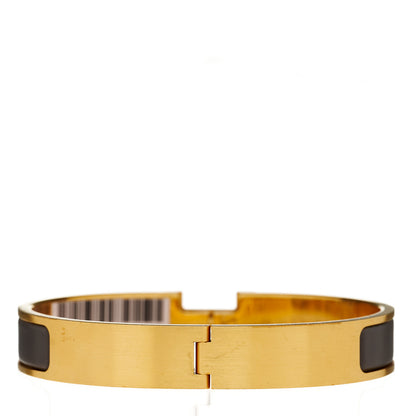 Hermes Matte Enamel Narrow Clic Clac HH Bracelet T6 Etain 2 of 4