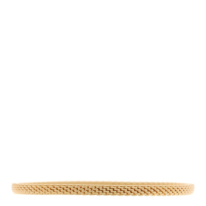 Tiffany 18K Yellow Gold Narrow Somerset Bangle Bracelet 2 of 4