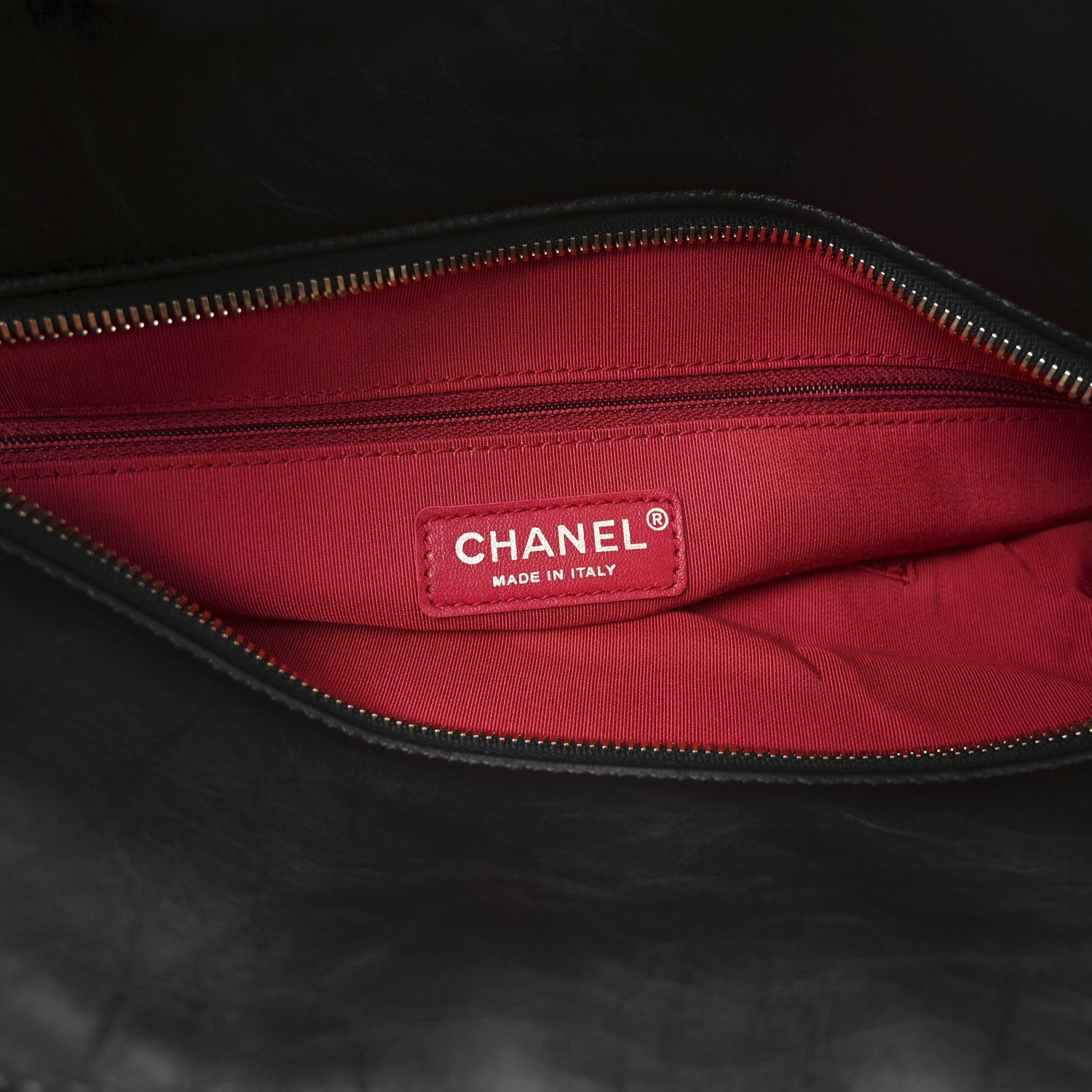 Chanel Calfskin Quilted Large Gabrielle Shopping Tote Black 6 of 10