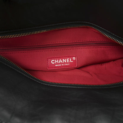 Chanel Calfskin Quilted Large Gabrielle Shopping Tote Black 6 of 10