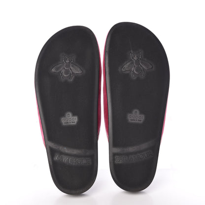 Gucci Softy Velvet Malaga Kid Womens Horsebit River Slippers 37 Light Raspberry Rose 7 of 11