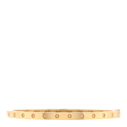 Roberto Coin 18K Yellow Gold Symphony Pois Moi Oval Bangle Bracelet 2 of 3
