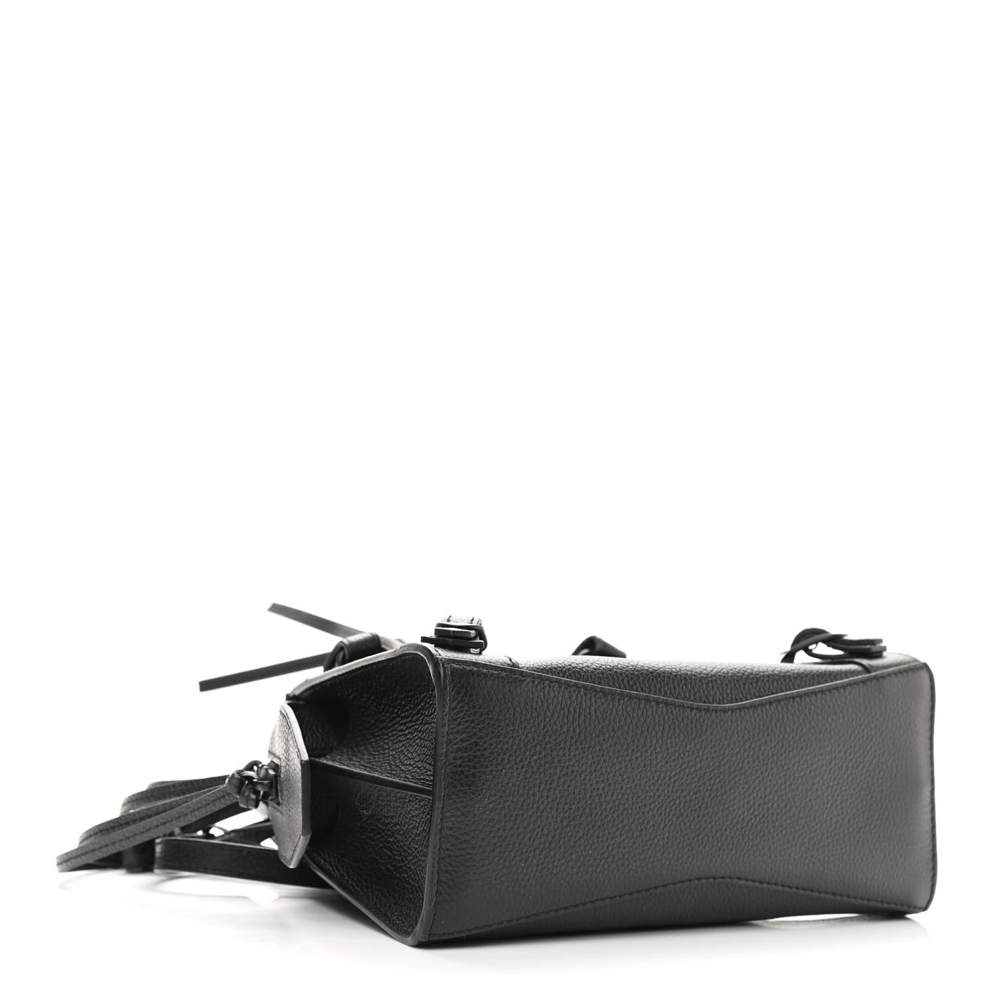 Grained Calfskin Neo Classic Black Hardware Mini City Black