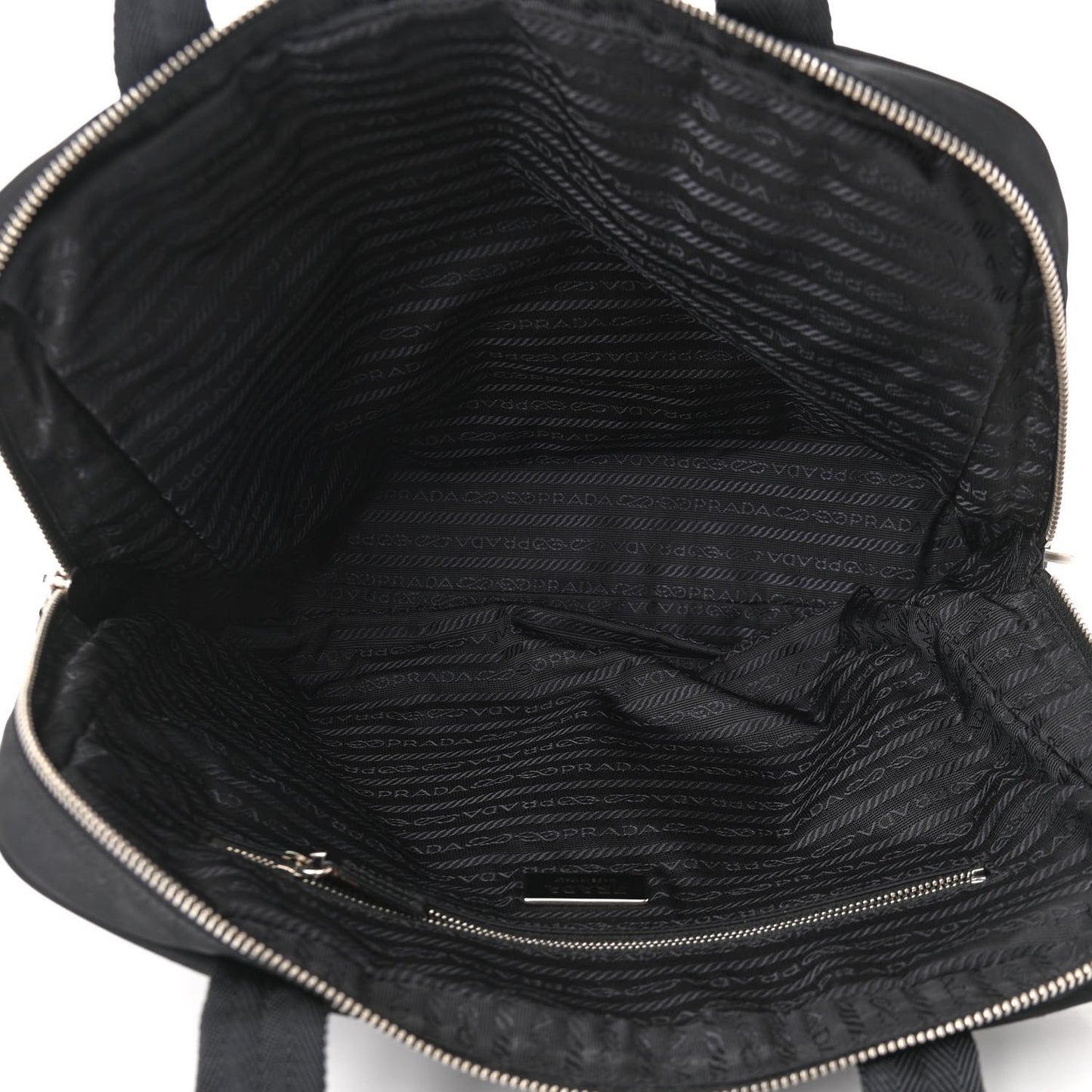 Tessuto Nylon Briefcase Black