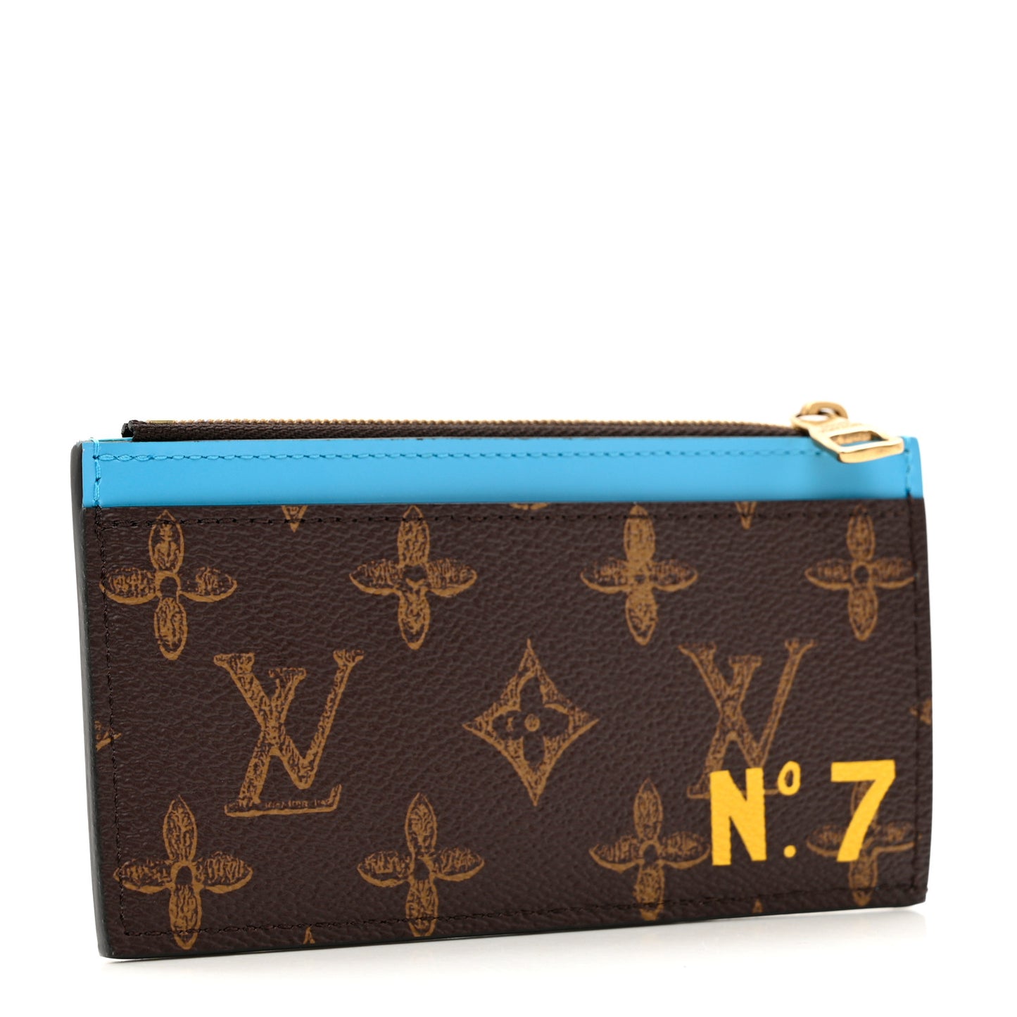 Monogram Vintage Calfskin Trunk L'œil Coin Card Holder