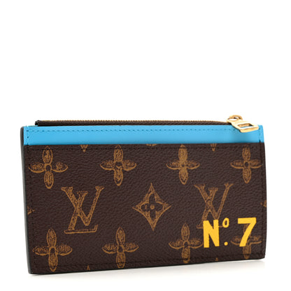 Louis Vuitton Monogram Vintage Calfskin Trunk L'œil Coin Card Holder 2 of 6