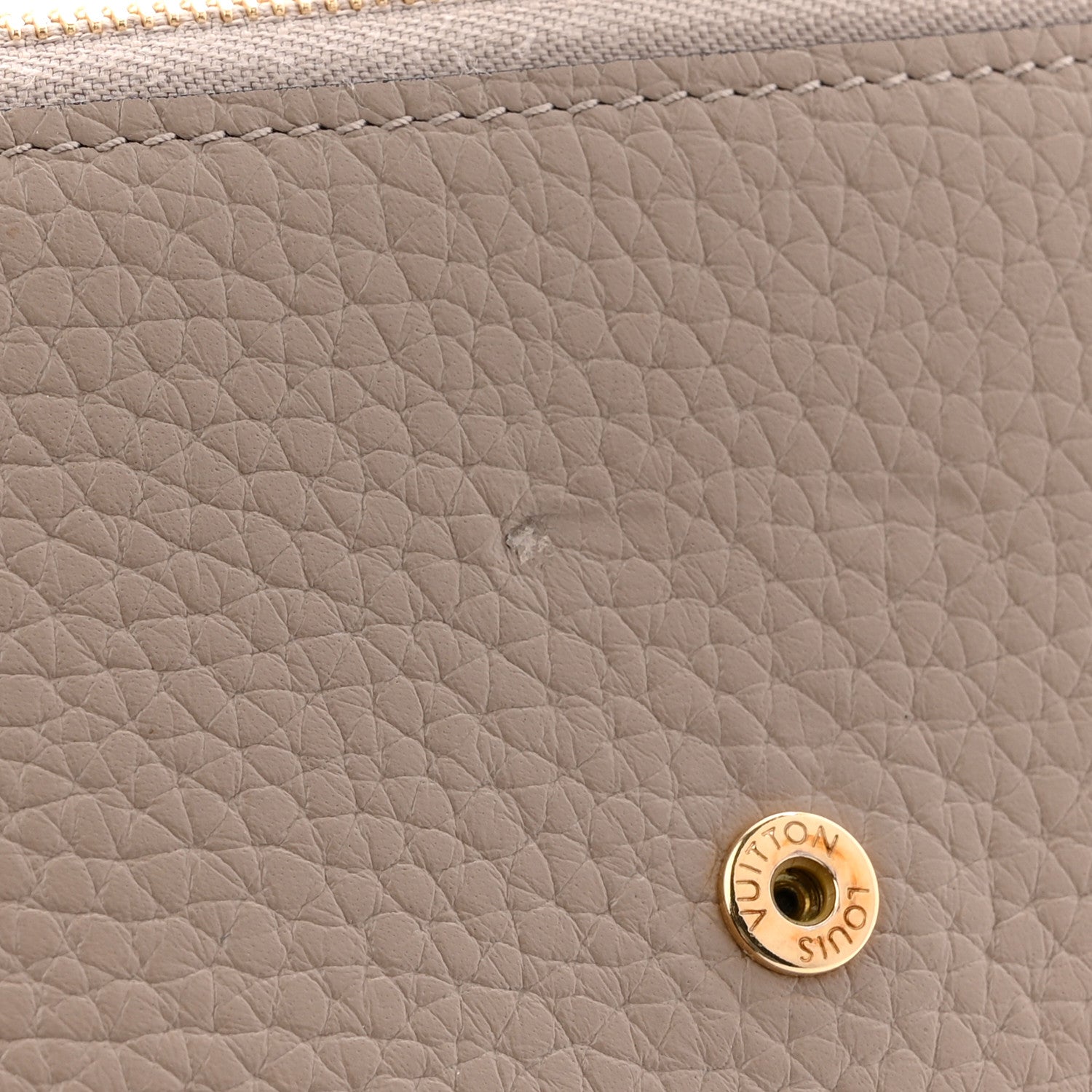 Louis Vuitton Taurillon Capucines Compact Wallet Galet 7 of 9