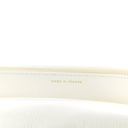 Chanel Calfskin Crochet 19 Wallet On Chain WOC White Black 9 of 12