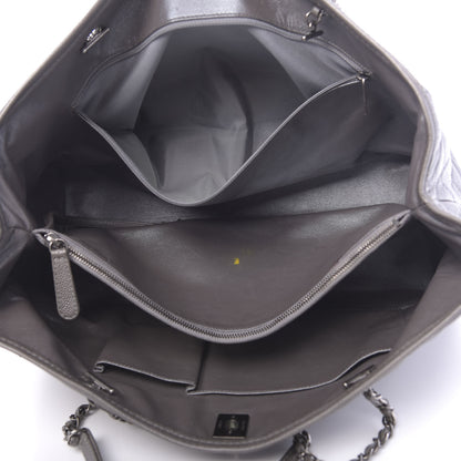 Chanel Metallic Caviar Large Be Caviar Tote Silver 5 of 15