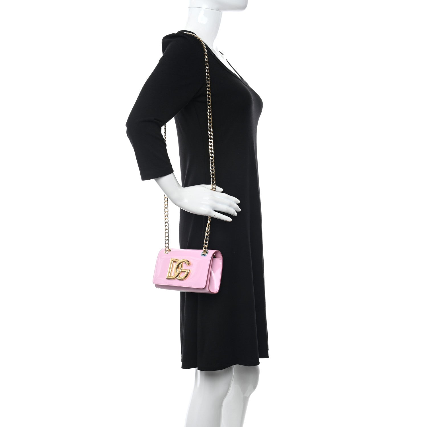 Dolce & Gabbana Patent Calfskin DG Millennials Crossbody Bag Candy 3 of 9