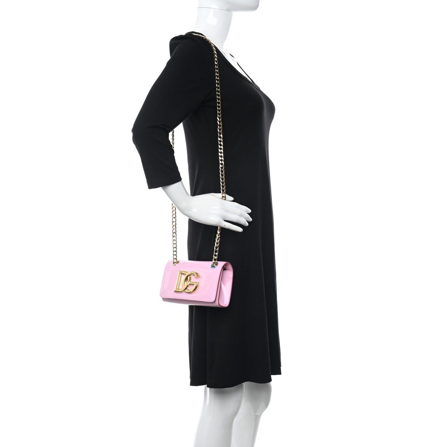 Patent Calfskin DG Millennials Crossbody Bag Candy