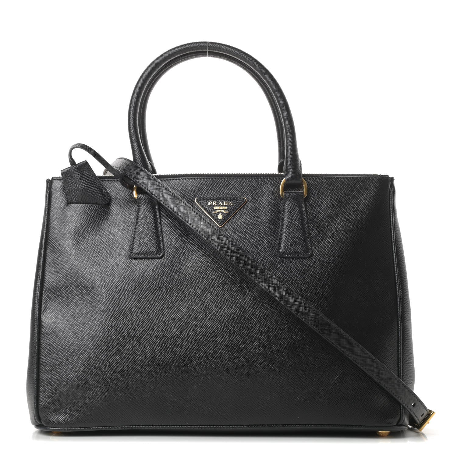 Prada Saffiano Lux Medium Tote Black 1 of 13
