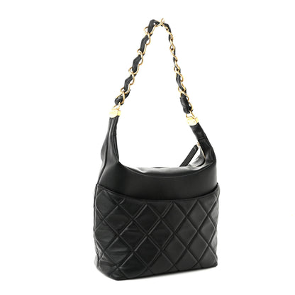 Chanel Calfskin Quilted Close To Me Hobo Black 3 of 10