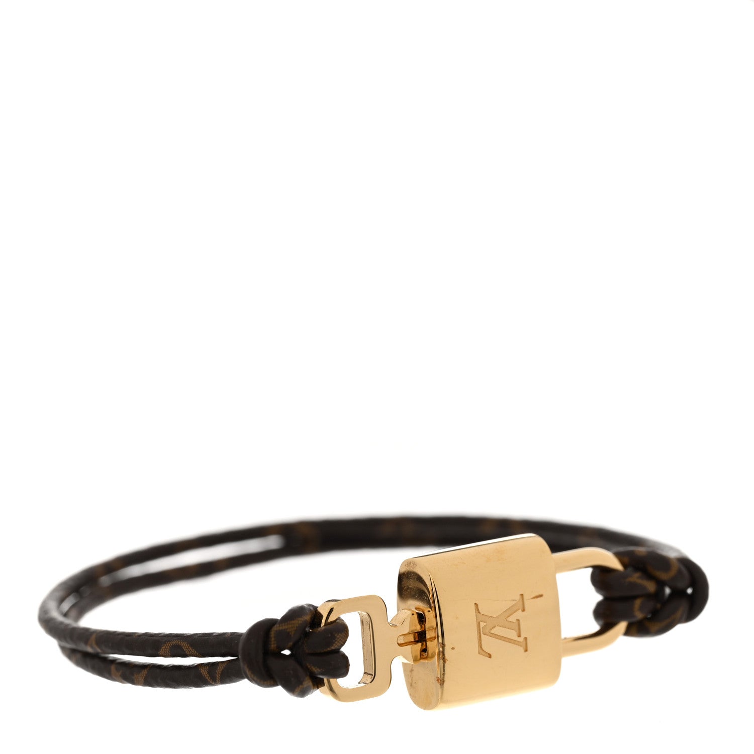 Louis Vuitton Monogram LV Padlock Bracelet 1 of 5