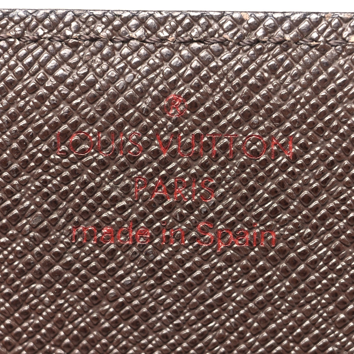 Damier Ebene Business Card Holder