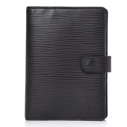 Louis Vuitton Epi Small Ring Agenda Cover Black 1 of 6