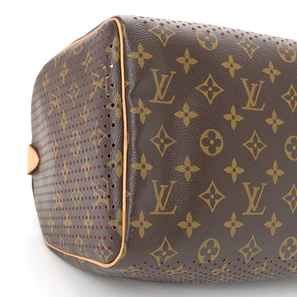 Louis Vuitton Monogram Perforated Speedy 30 Fuchsia 8 of 10