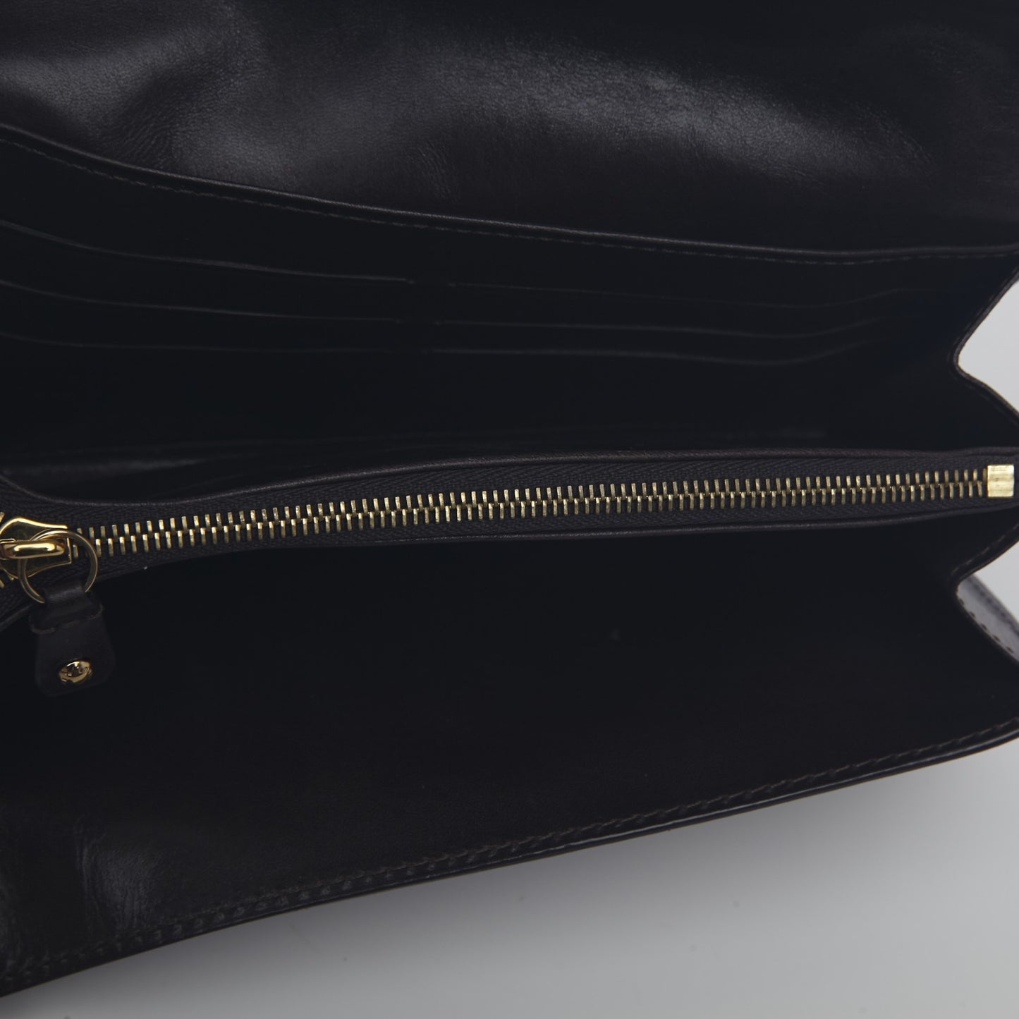 Monogram Charms Cabas Porte-Monnaie Wallet Brown