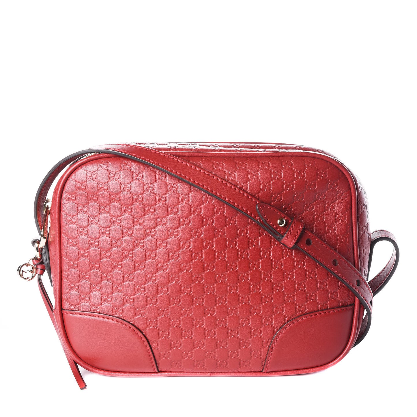 Microguccissima Mini Bree Messenger Bag Red