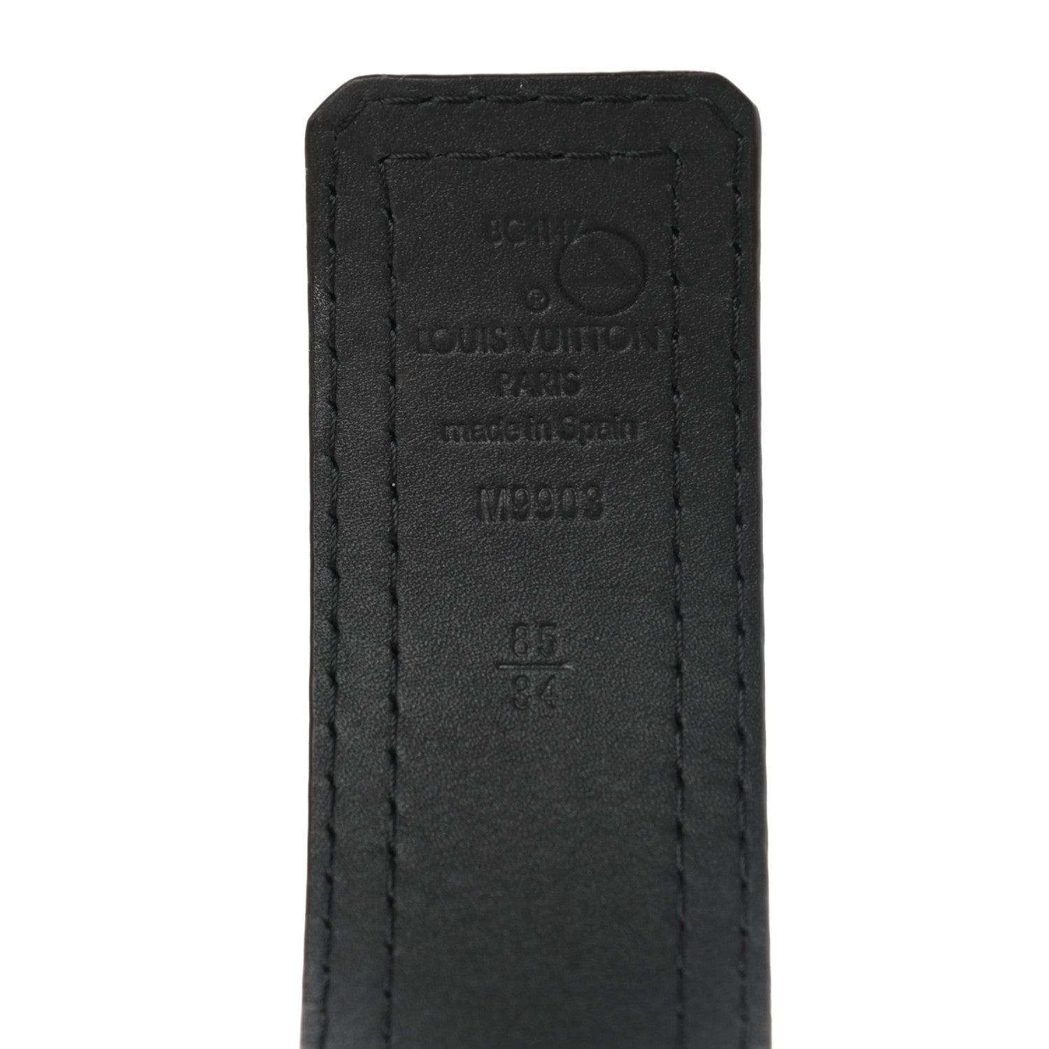 Louis Vuitton Utah LV Initiales Belt 85 34 Black 3 of 5