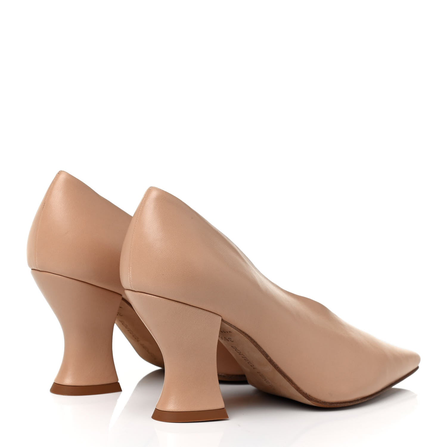 Bottega Veneta Nappa Almond Pumps 36.5 Cipria 4 of 8