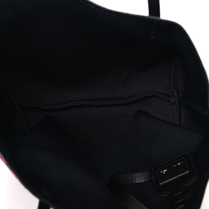 Fendi Zucchino Tote Red Black 6 of 14