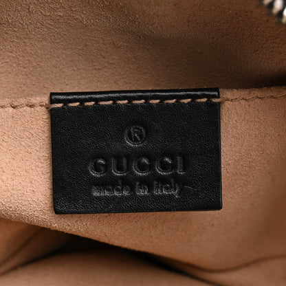 Gucci Calfskin Matelasse GG Marmont Belt Bag 75 30 Black 6 of 12