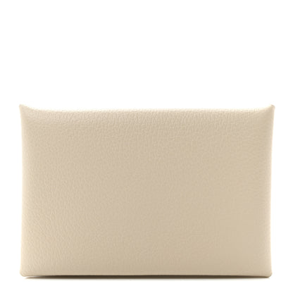 Hermes Evercolor Calvi Card Case Nata 1 of 7