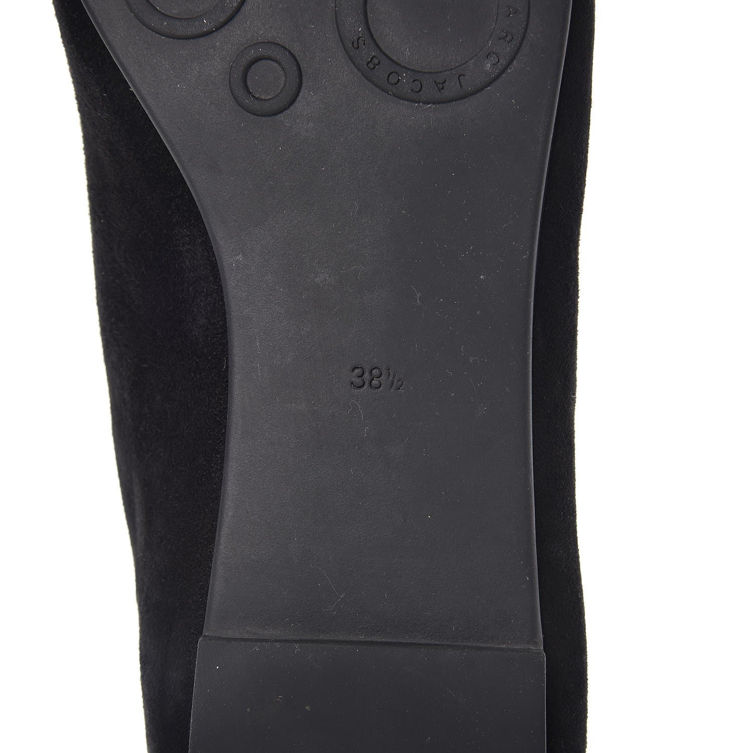 Marc Jacobs MARC By Suede Neville Dog Loafers 38.5 Black 9 of 17