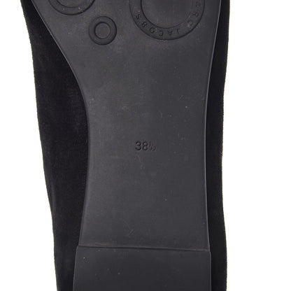 Marc Jacobs MARC By Suede Neville Dog Loafers 38.5 Black 9 of 17