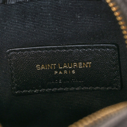Saint Laurent Grain De Poudre Matelasse Monogram Baby Lou Camera Bag Fog 6 of 10